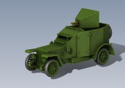 Peugeot armoured car 1914 - Full assembly.JPG