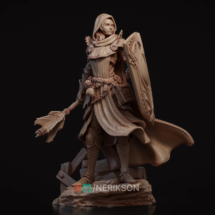 NK_Madeleine The Cleric of Light_Clay Render.jpg