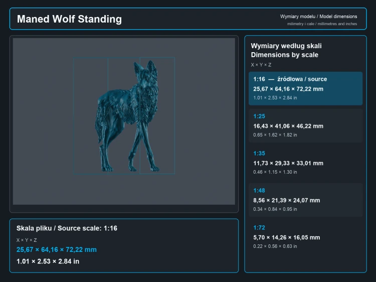 Maned Wolf Standing - 5.png