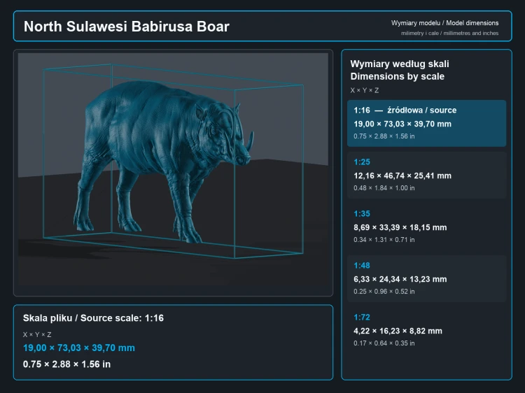 North Sulawesi Babirusa Boar - 5.png