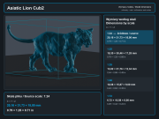 Asiatic Lioness and Cubs - 6.png