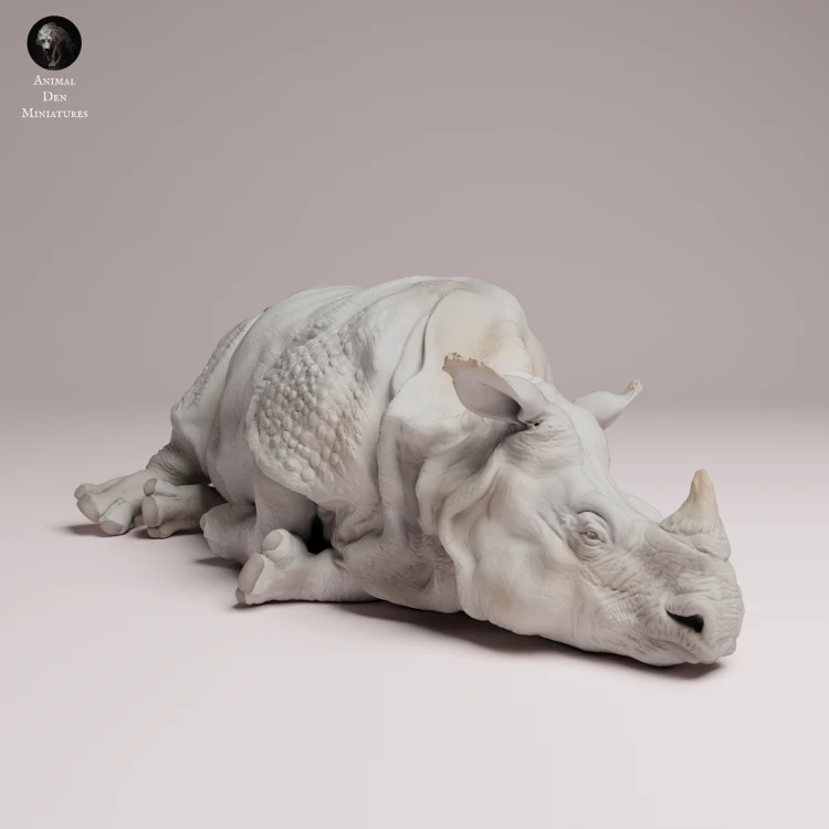 Indian Rhino Lying - 1.png