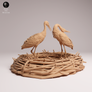 White Stork Courting - 3.png