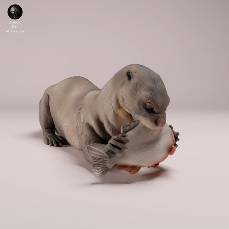 Giant Otter Eating - 1.png