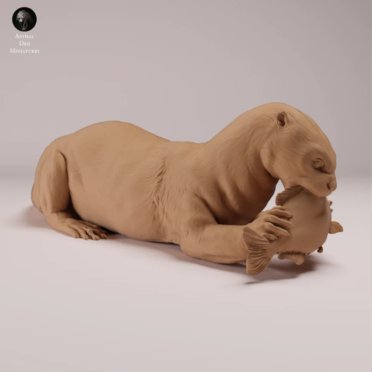 Giant Otter Eating - 2.png