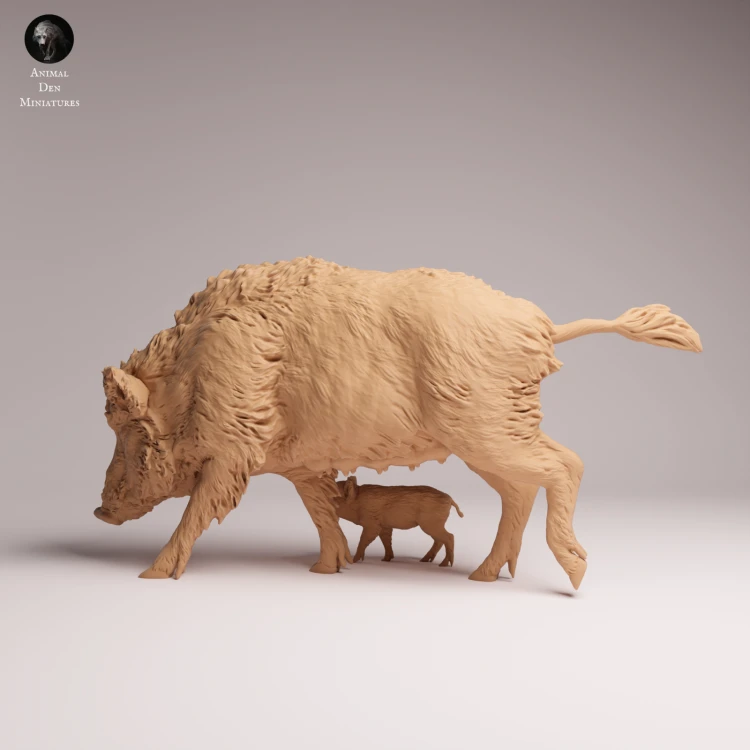 Wild Boar Sow and Piglet - 4.png
