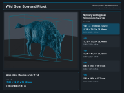 Wild Boar Sow and Piglet - 6.png